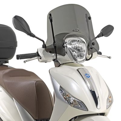 5612S Kouřové plexi GIVI na skútr PIAGGIO Beverly Medley 125-150 (16-17), vxš=225x440mm